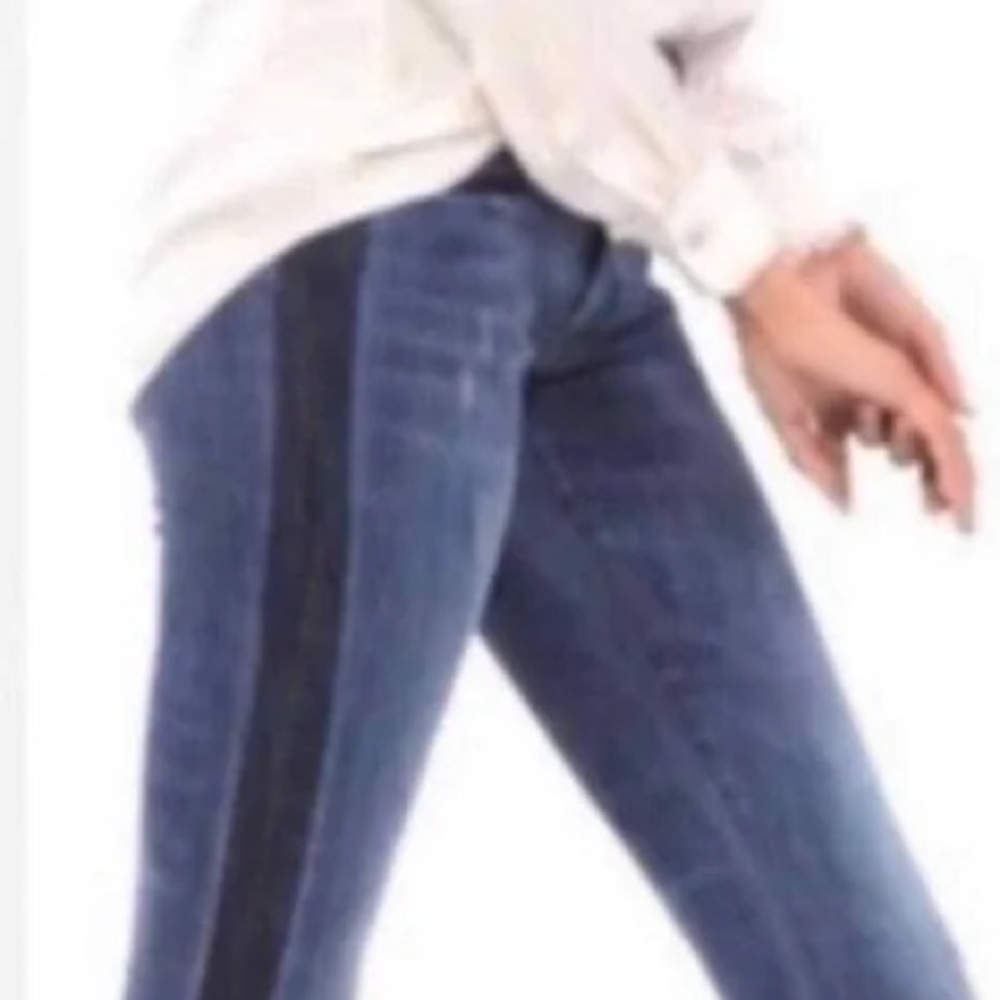 Cabi straight high tuxedo jeans like new size 0